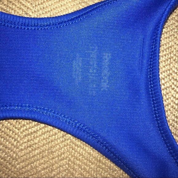 Reebok blue tank ribbed - Picture 2 of 4